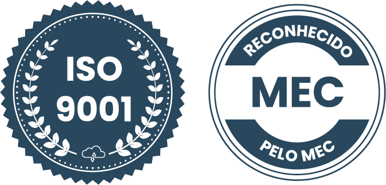Certificações ISO 9001 e Reconhecido pelo MEC